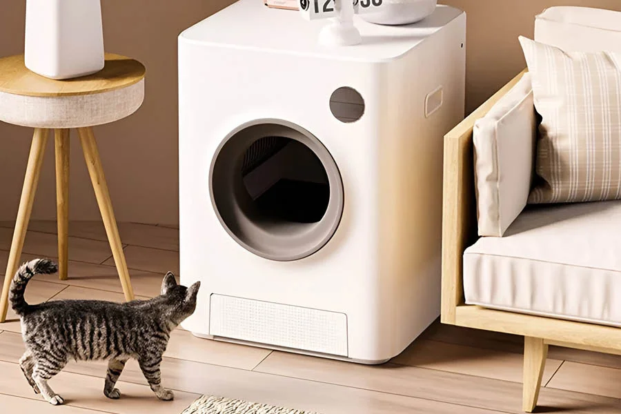 self-cleaning litter boxes